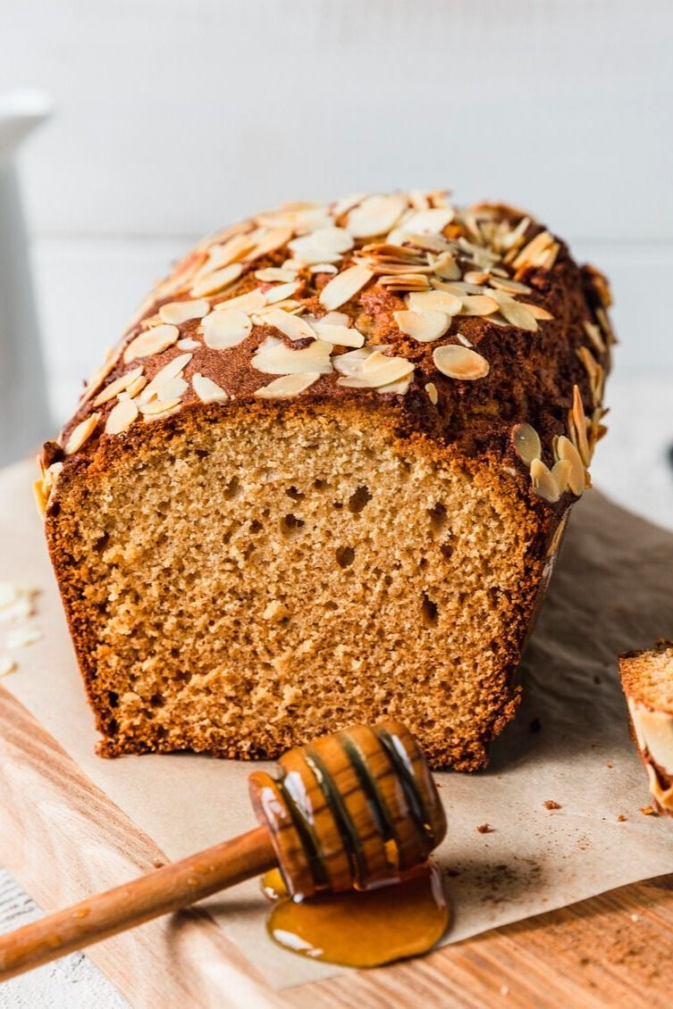 Honey Almond Eggless Cake