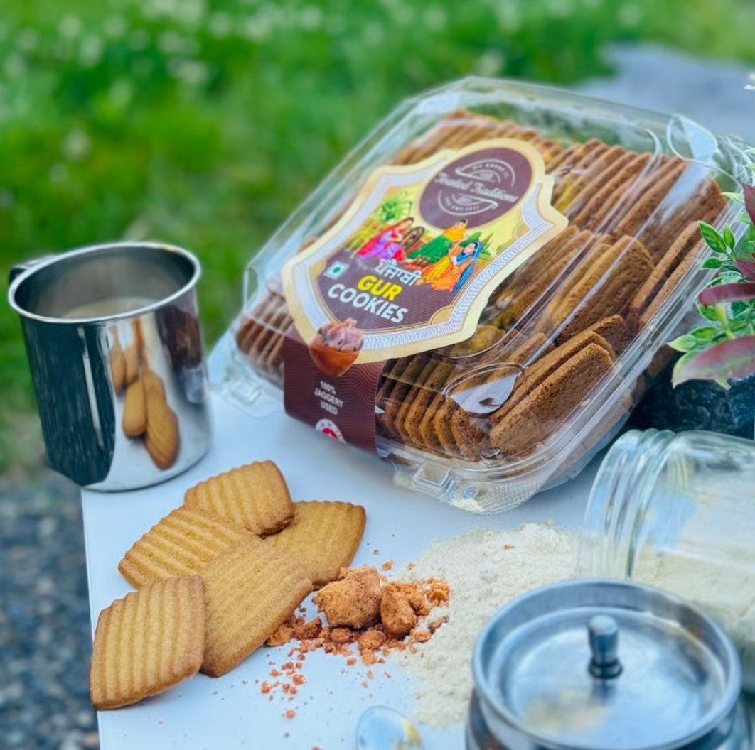 Punjabi Gur Cookies