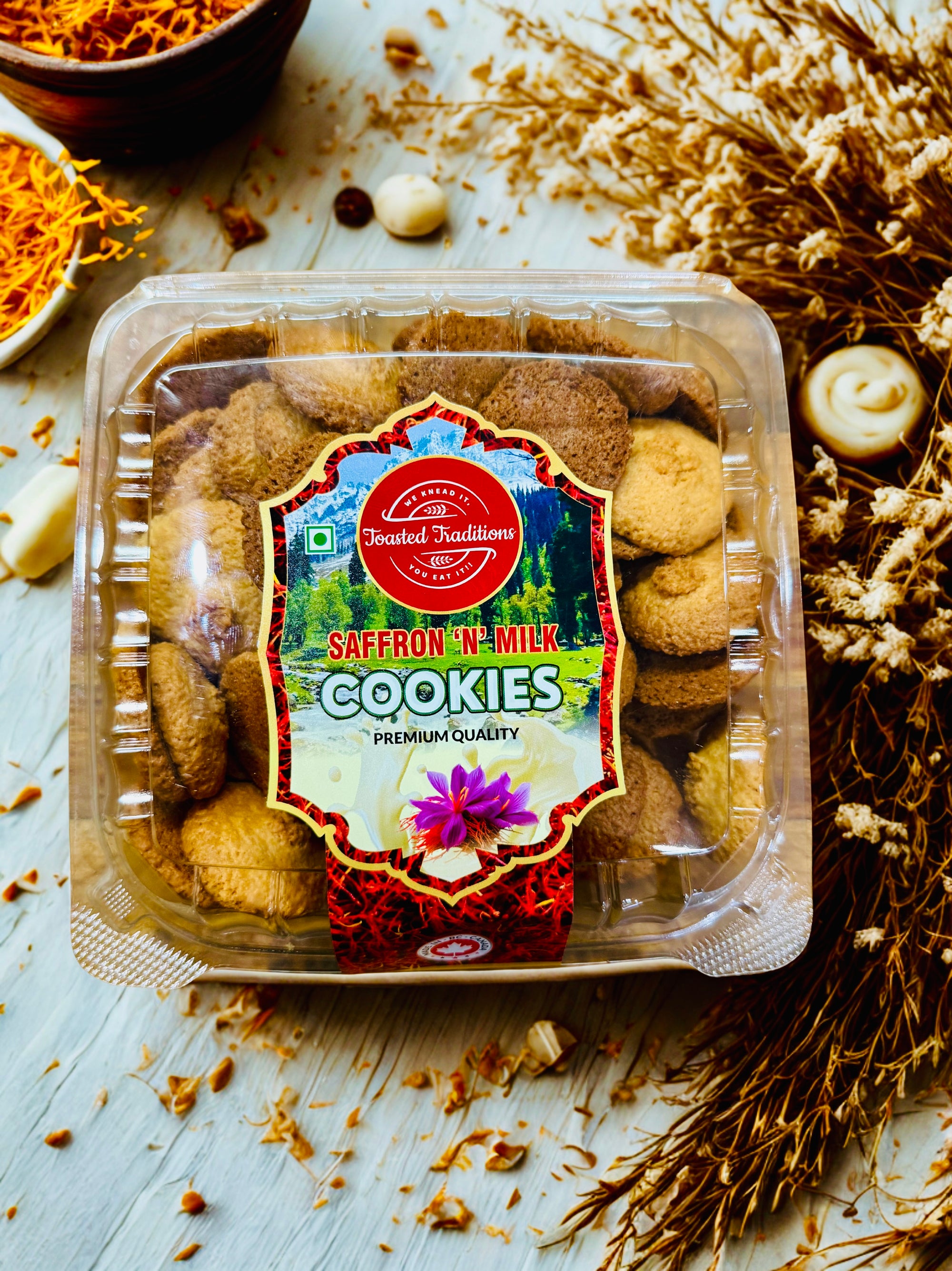 Saffron N' Milk Cookies